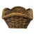 French Country Style Laurel Wicker Basket For Sale