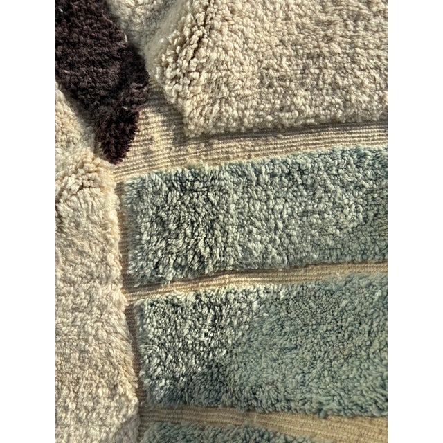 Rococo Moroccan Beni Ouarain Wool Rug, 1990 For Sale - Image 3 of 10