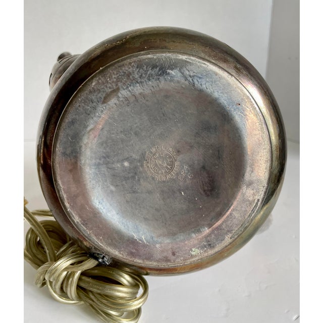 1800's Victorian Pairpoint Quadruple Silverplate Teapot Lamp Chairish