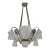 French Art Deco Chandelier by Jean Gauthier 1930 France For Sale