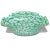 Mid 20th Century Vintage Murano Fratelli Toso Millefiori Green White Flower Mosaic Italian Art Glass Ruffle Edge Bowl For Sale - Image 5 of 8