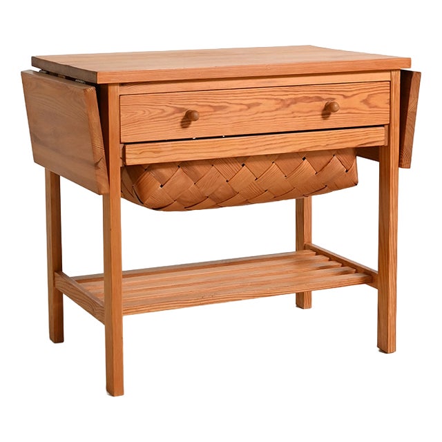 Vintage Scandinavian Pine Table, 1950s For Sale