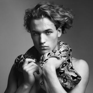 Roy Volkmann "Model With the Snake" Photograph For Sale