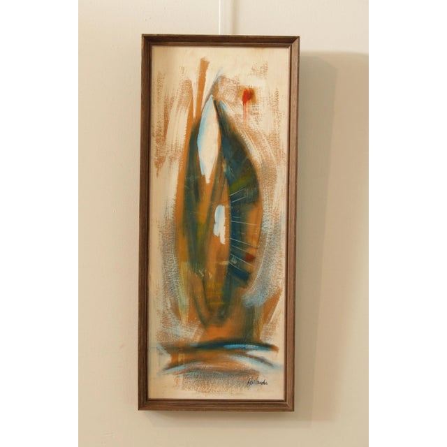 Attributed to Gino Hollander (American, 1924-2015), Untitled-Abstract, Oil on Board, Circa 1970, Signed 'Hollander' Lower...