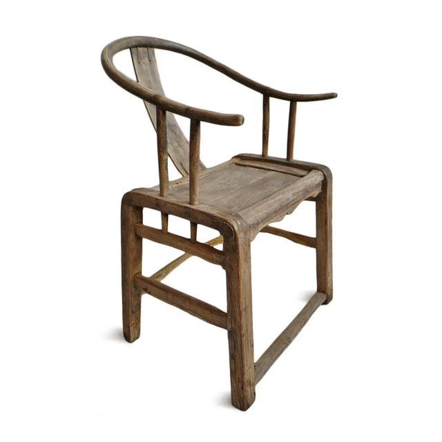 Asian Antique Vintage Ming Wood Chair For Sale - Image 3 of 9