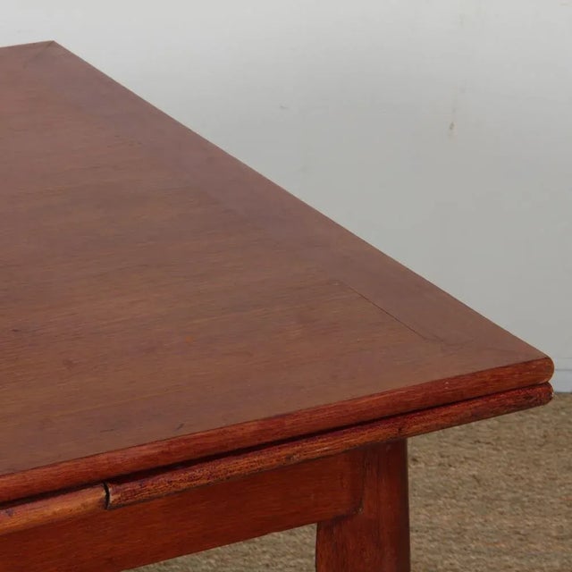 Vintage Extendable Dining Table in Oak, 1950s For Sale - Image 4 of 11