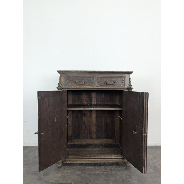 Neo-Gothic Cabinet in Bronze attributed to Mr. Ringell For Sale - Image 9 of 15