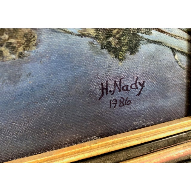 A Signed Large-Scale Homage to Maxfield Parrish’s “Air Castles” by H. Nady For Sale - Image 9 of 10