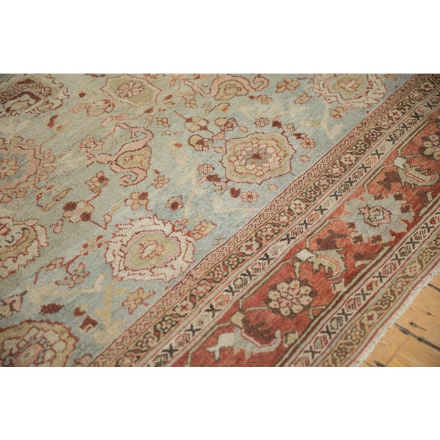 Vintage Distressed Mahal Carpet - 8'10" X 11'8" For Sale - Image 11 of 12
