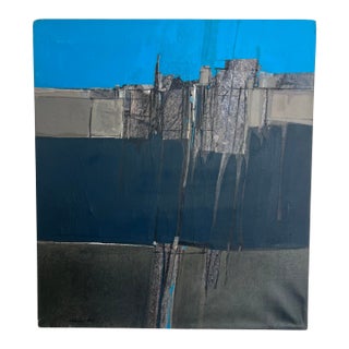 Mixed Medium Painting “Ancient Walls” by Donald Louthian For Sale