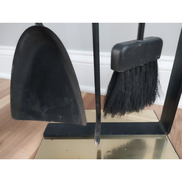 Mid Century Modern Modernist Pilgrim Nelson Fireplace Tool Set