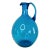 Vintage 1960s Blue Glass Jug For Sale