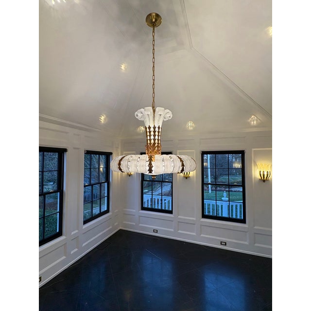2010s Mariner Royal Heritage 14-Light Venetian Glass Chandelier For Sale - Image 5 of 10