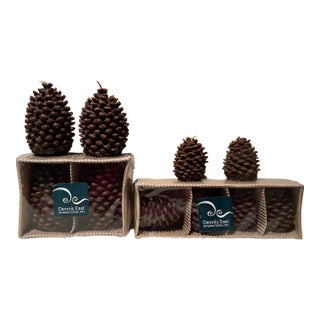 Pine Cone Candles for Your Winter Holiday Decor For Sale