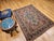 Vintage Persian Tabriz Area Rug, Hand-Knotted Wool, Heriz Geometric Pattern, Ivory & Red, 5x6 For Sale - Image 10 of 18