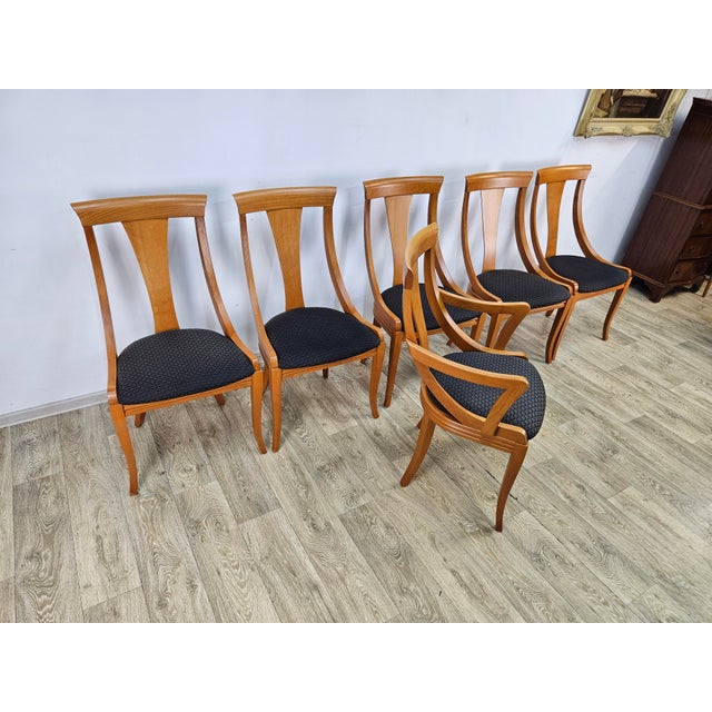 Vintage Gondola Chairs by Pietro Costantini, 1980s, Set of 6 For Sale - Image 11 of 16