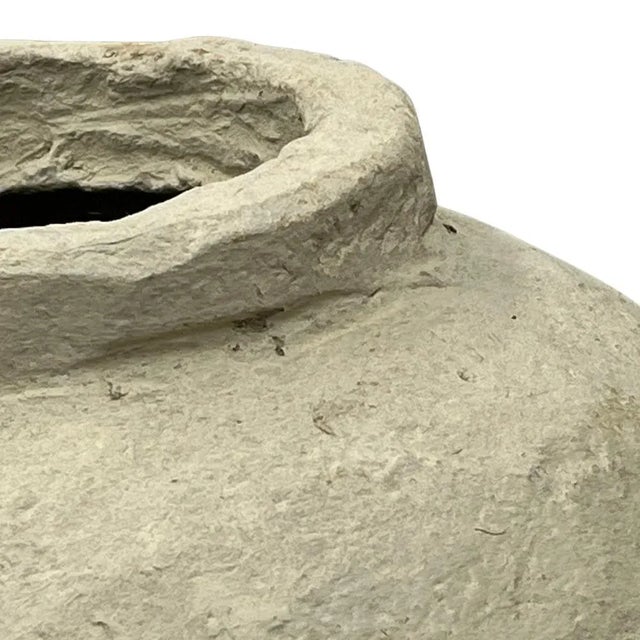 Late 20th Century Paper Mache Vessel For Sale - Image 4 of 5