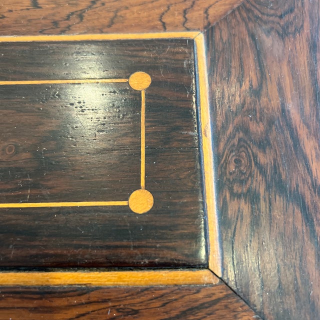 Early 19th Century George III Regency Exotic Banded Wood Inlay Box ...