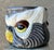 Whimsical Late 20th-Century Studio Pottery “Two-Faced” Owl Earthenware Cachepot For Sale - Image 15 of 18