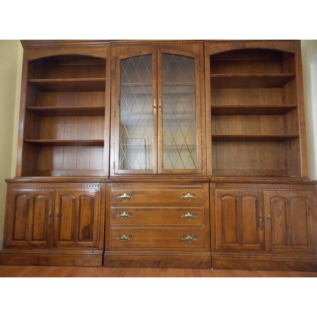 Ethan Allen Wall Unit Bookcase Chairish