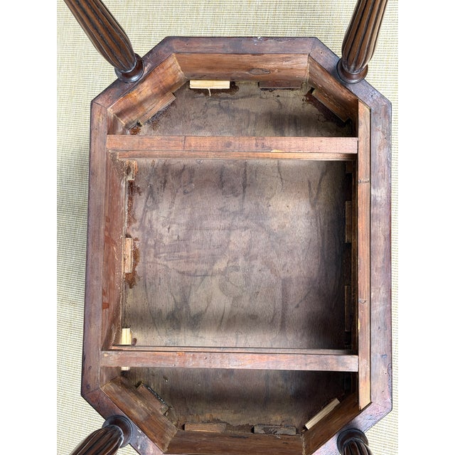 Federal Style Mahogany Two-Drawer Work Table, Early 20th Century For Sale - Image 10 of 16
