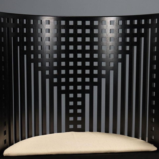 Cassina Willow Armchair attributed to Charles Rennie Mackintosh for Cassina For Sale - Image 4 of 10