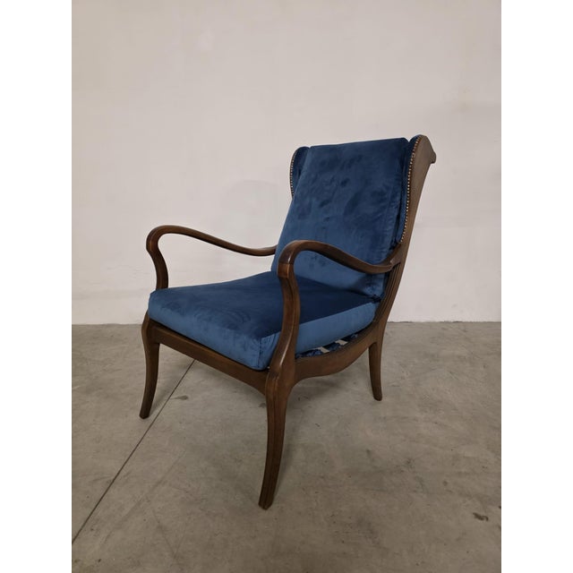 Armchair attributed to Gigiotti Zanini, 1930s For Sale - Image 11 of 11