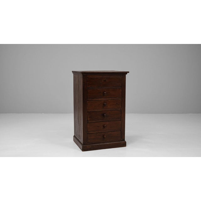 19th Century France Brown Wood Chests of Drawers For Sale - Image 10 of 11