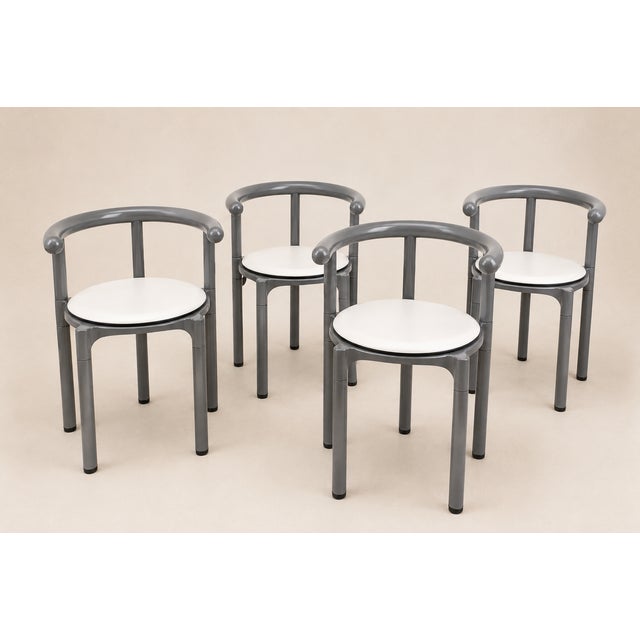 Plastic Model 4855 Chairs by Anna Castelli Ferrieri for Kartell, 1981, Set of 4 For Sale - Image 7 of 7