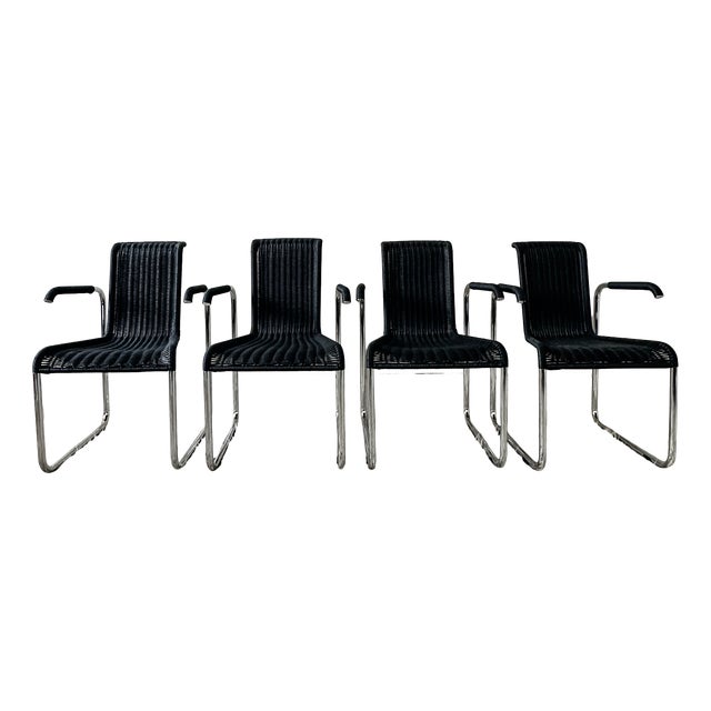 D20 Chairs by Jean Prouvé for Tecta, 1990s, Set of 4 For Sale