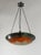 1920s Large French Art Deco Pendant Light by Le Verre Francais Schneider - 1925 Cameo Chandelier France For Sale - Image 5 of 17