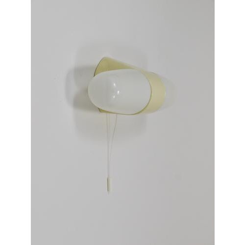 Gold Bauhaus Yellow Sconce Double Wall Light by Linder attributed to Wilhelm Wagenfeld, Germany, 1950s For Sale - Image 8 of 18