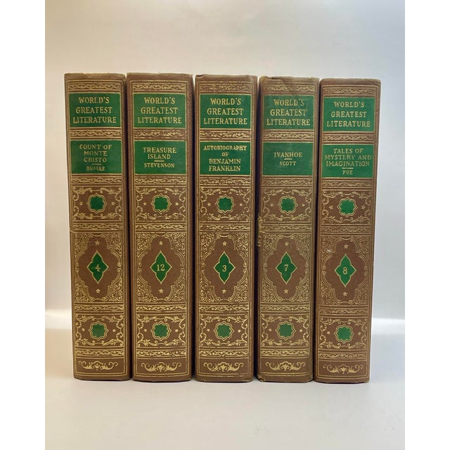 Each book measures 8 1/4 inches long, between 1- 1 1/2 inches thick and 5 1/4 inches wide. -Set measures 8 1/2 inches...
