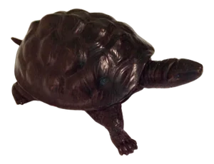 Vintage Bronze Turtle Figurine