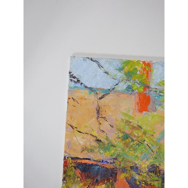 Late 20th Century Plein Air Impressionist Cottage Painting For Sale - Image 4 of 7