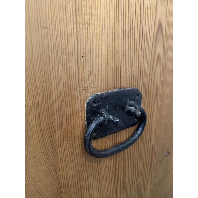 Swedish Pine Secretaire with Iron Side Handles For Sale - Image 18 of 18