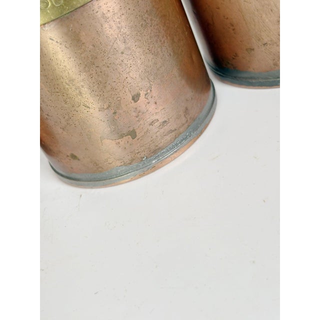 Vintage Copper Pots, France, 1960s, Set of 3 For Sale - Image 9 of 12