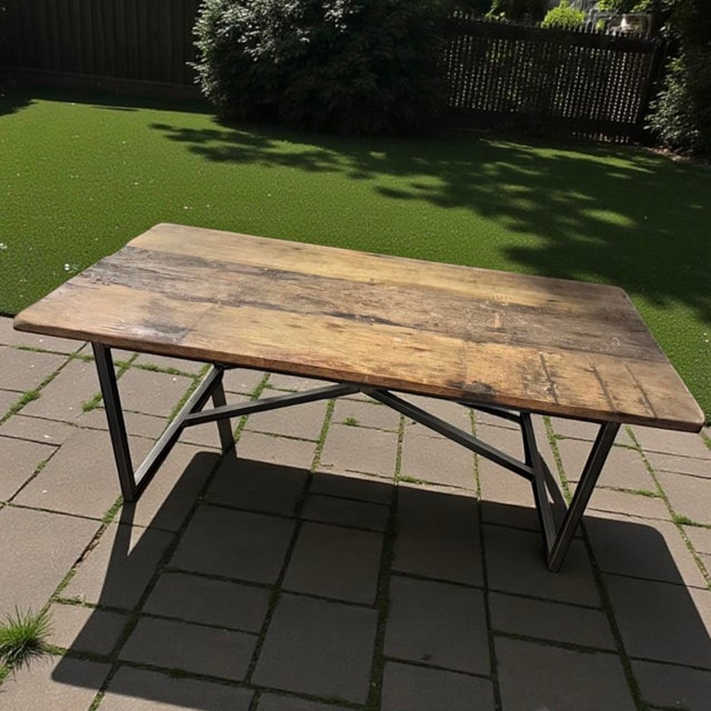 Timothy Oulton AxeL Modern Farmhouse Dining TaBLe For Sale In Los Angeles - Image 6 of 12