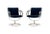 A pair of well constructed side/guest chairs model 455-211 designed by Gardner Leaver, manufactured by the Steelcase...