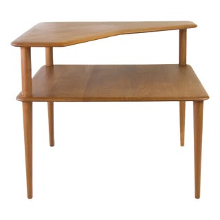 Vintage Minerva Solid Teak Coffee Table by Peter Hvidt & Orla Molgaard Nielsen for France & Søn For Sale