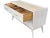 Mid-Century Modern Oyster Lacquered Chest of Drawers X Handles For Sale - Image 10 of 14