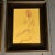 Figurative 1970’s Vintage Female Nude Sepia Study Drawings on Yellow Framed-A Pair For Sale - Image 3 of 4