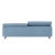 2020s Pasargad Home Serena Modern Blue Sofa For Sale - Image 5 of 8