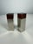 Mid-Century Modern Vintage Scandinavian Modern Salt and Pepper Shakers in Rosewood and Metal, 1960s, Set of 2 For Sale - Image 3 of 9