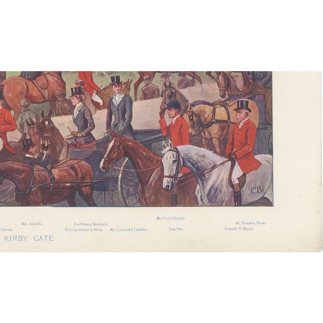 Cuthbert Bradley, Vanity Fair Quorn Fox Hunt at Kirby Gate, 1901, Print For Sale - Image 6 of 9