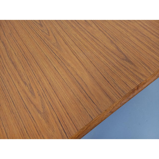 Vintage Scandinavian Style Rectangular Dining Table in Teak and Melamine, 1950s-1960s For Sale - Image 17 of 18