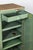 1970s Metal Green Cabinet with Wood Top and Drawer, 1970s For Sale - Image 5 of 8