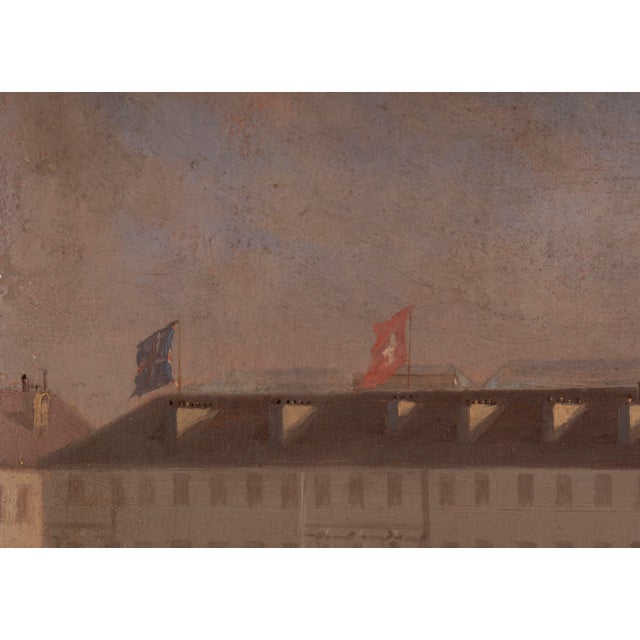Auguste Doviane, Parade in Geneva, Oil Painting For Sale - Image 18 of 18