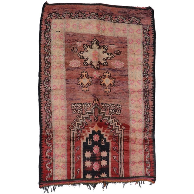 Vintage Berber Moroccan Rug - 05'10 X 08'08 For Sale - Image 9 of 9