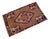 Small Turkish Rug Hand Knotted Faded Entryway Mat Bath Rug Kitchen Rug - 18'' X 30'' For Sale - Image 4 of 13